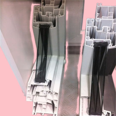 UPVC Extrusion Sliding Window Profiles 100% Lead Free 2.0mm - 2.5mm Thickness