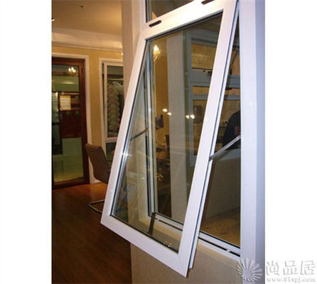 White Color UPVC Tilt And Turn Casement Windows Open Inside ISO9001 Certified