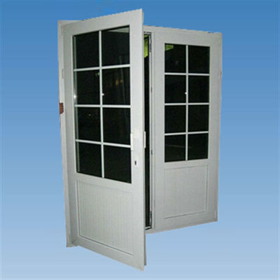 Modern UPVC Casement Window Double Grill Glass Design CE Approved