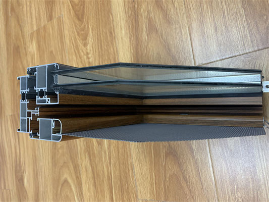 Tempered Glass UPVC Extrusion Profiles Lead Free UV Resistant Customized