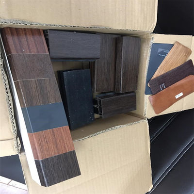 Chloride UPVC Door Profiles UV Resistance Heat Insulation Customized