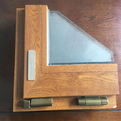 Chloride UPVC Door Profiles UV Resistance Heat Insulation Customized