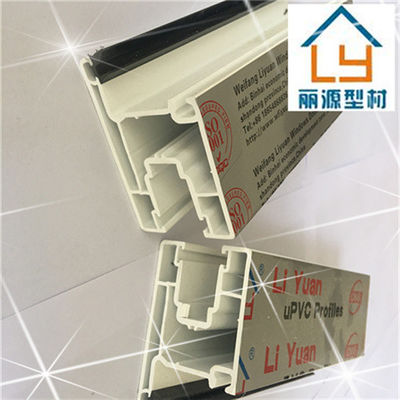 White Color UPVC Window Profiles In Various Sizes And Designs Customized