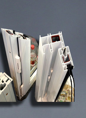 UV Resistance Co Extrusion UPVC Window Profiles For Windows And Doors
