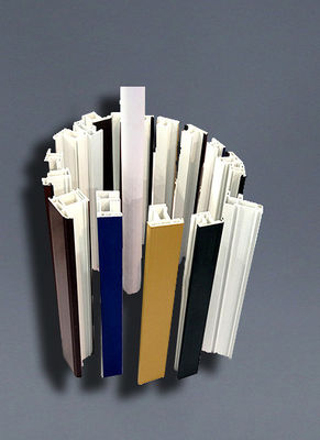 UV Resistance Co Extrusion UPVC Window Profiles For Windows And Doors