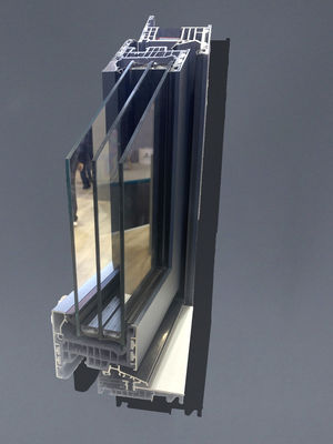 Stainless Steel Hardware UPVC Casement Window With Excellent Wind Resistance