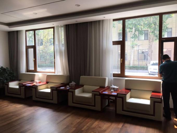 PHI Certificated UPVC Foam Window Soundproof Foam Filled Window Frames