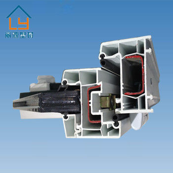 Lead Free Sliding And Casement Windows UPVC Profiles Insectproof Fireproof