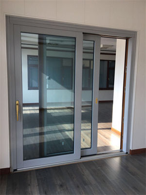 Two Track UPVC Sliding Door 2.0mm 2.2mm Thickness UPVC Lift And Slide Door