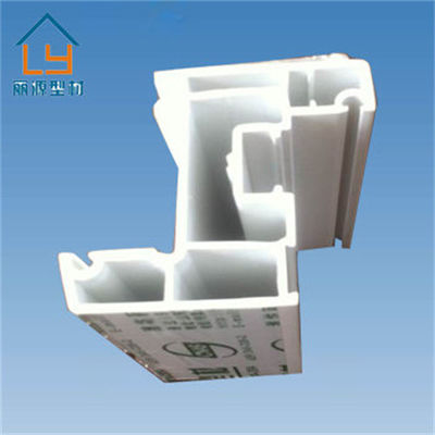 Plastic UPVC Sliding Profile Window And Door Laminated SGS Certified
