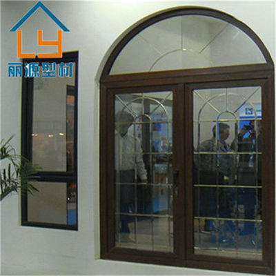 Double Sash UPVC French Door European Style For Housing Decoration