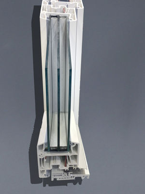 High Security UPVC Window Profiles Single / Double Glazed Window Profiles