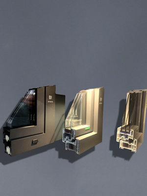High Security UPVC Window Profiles Single / Double Glazed Window Profiles